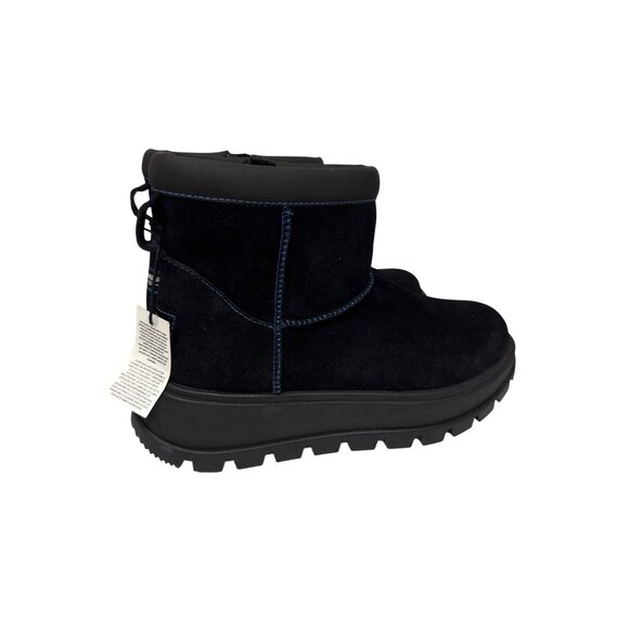 NEW Koolaburra Ugg Women's Boots Mini Hybrid Suede Black Waterproof Size 7 - Picture 5 of 10